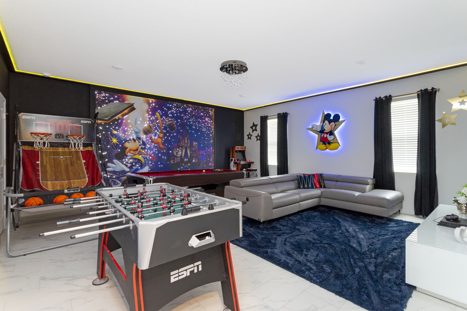 The Disney villa interior