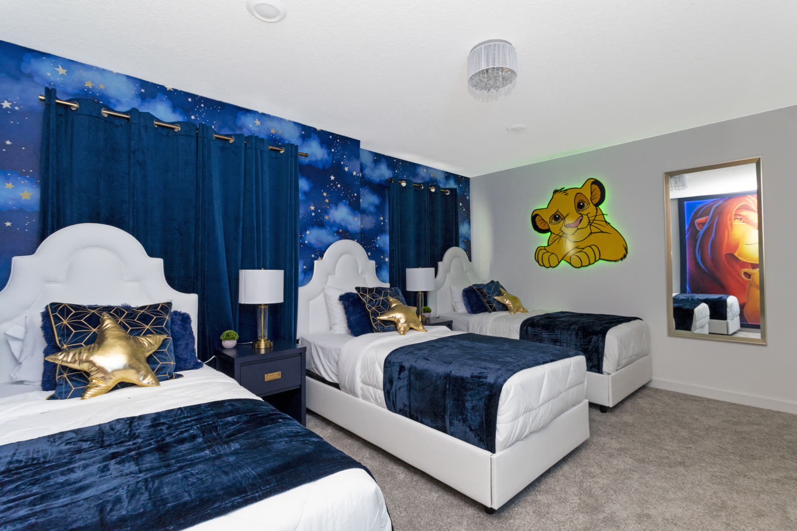 The Disney villa interior