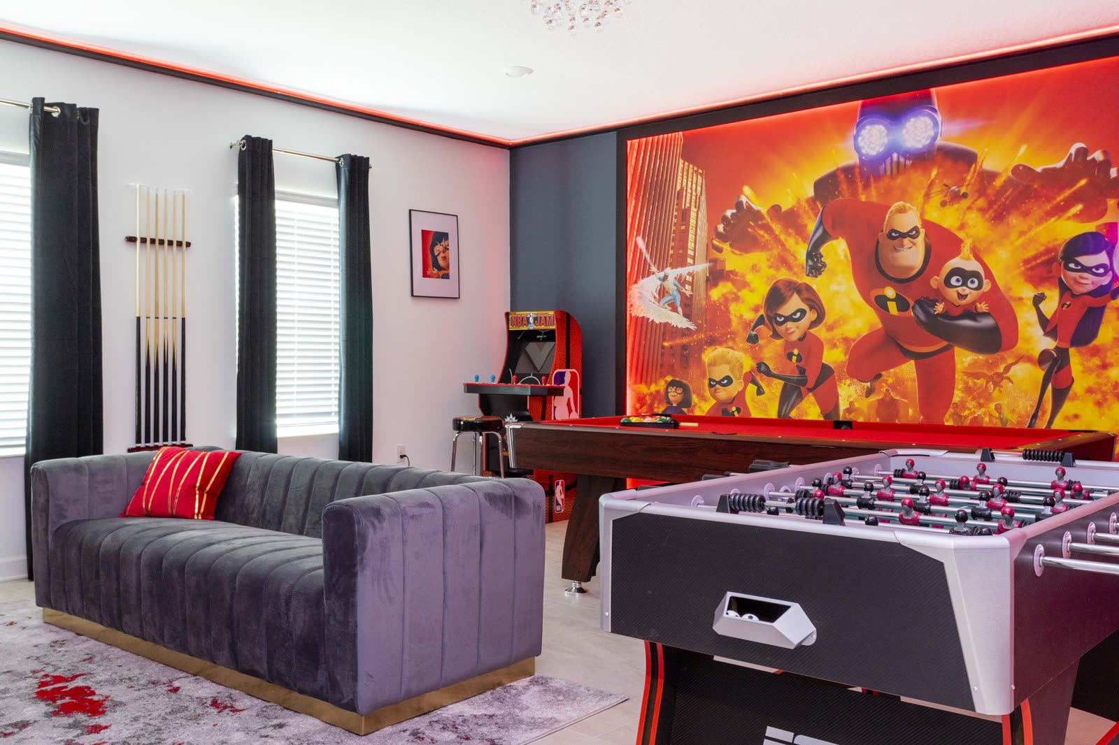 The Incredibles villa interior